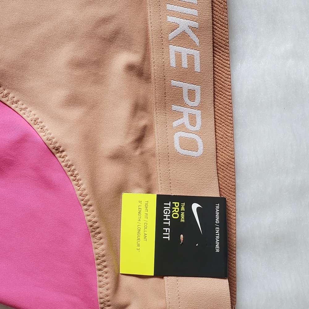 NIKE PRO Spandex Lycra Leggings Shorts NEW - Picture 4 of 6